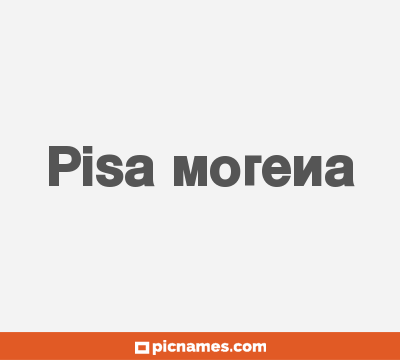 Pisa morena